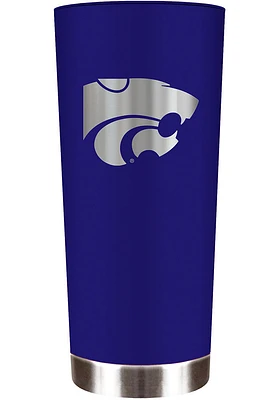 K-State Wildcats 18 oz Powder Coated Roadie Stainless Steel Tumbler - Purple