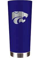 K-State Wildcats 18 oz Powder Coated Roadie Stainless Steel Tumbler - Purple