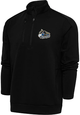 Antigua Quad Cities River Bandits Mens Generation Long Sleeve Qtr Zip Pullover