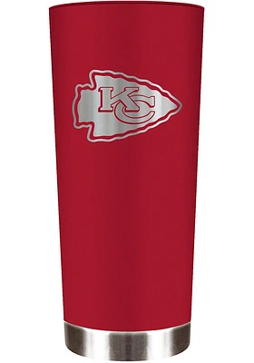 Kansas City Chiefs 18 oz Powder Coated Roadie Stainless Steel Tumbler - Red