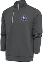 Antigua Round Rock Express Mens Generation Long Sleeve Qtr Zip Pullover