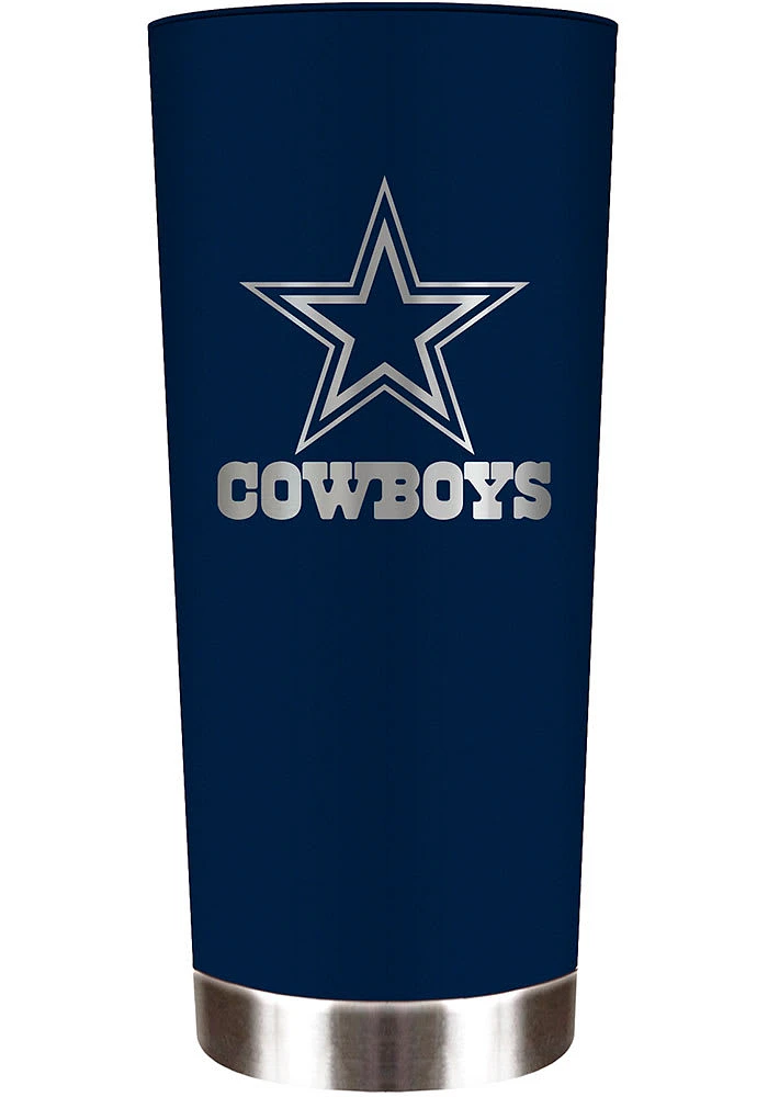 Dallas Cowboys 18 oz Powder Coated Roadie Stainless Steel Tumbler - Blue