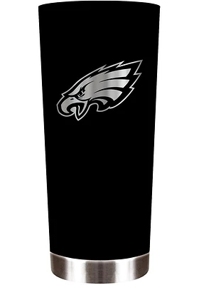 Philadelphia Eagles 18 oz Powder Coated Roadie Stainless Steel Tumbler - Black