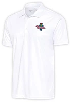 Antigua Cedar Rapids Kernels Mens White Tribute Short Sleeve Polo