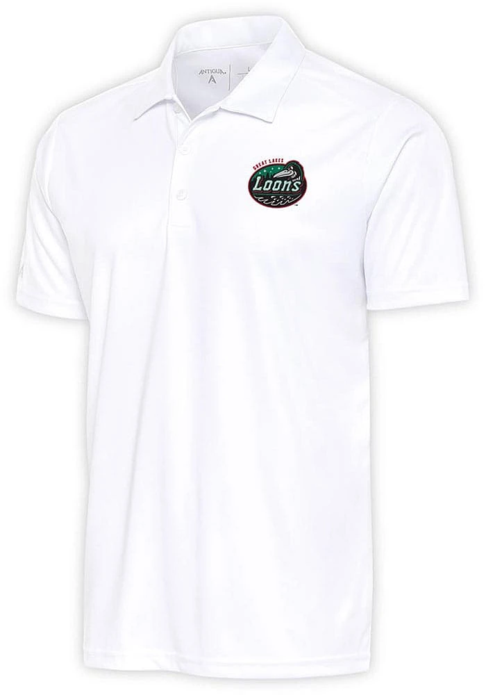 Antigua Great Lakes Loons Mens Tribute Short Sleeve Polo