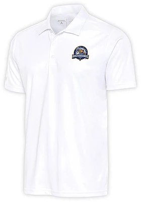Antigua Midland RockHounds Mens White Tribute Short Sleeve Polo