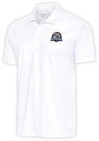 Antigua Midland RockHounds Mens White Tribute Short Sleeve Polo