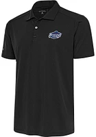 Antigua San Antonio Missions Mens Grey Tribute Short Sleeve Polo