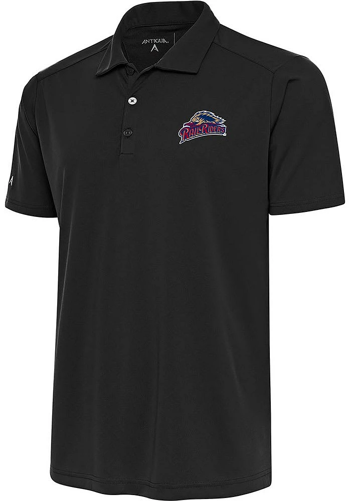 Antigua Scranton Wilkes Mens Grey Tribute Short Sleeve Polo