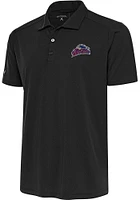 Antigua Scranton Wilkes Mens Grey Tribute Short Sleeve Polo