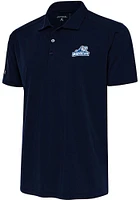 Antigua West Michigan Whitecaps Mens Navy Blue Tribute Short Sleeve Polo