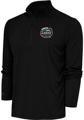 Antigua Great Lakes Loons Mens Tribute Long Sleeve Qtr Zip Pullover