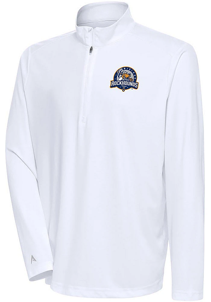 Antigua Midland RockHounds Mens Tribute Long Sleeve Qtr Zip Pullover