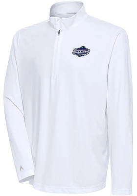 Antigua San Antonio Missions Mens Tribute Long Sleeve Qtr Zip Pullover