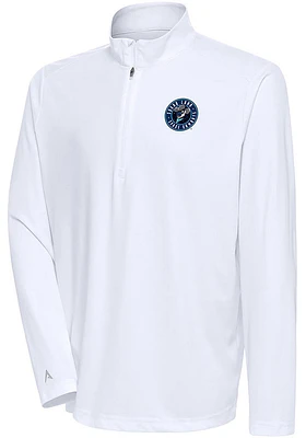 Antigua Sugar Land Space Cowboys Mens Tribute Long Sleeve Qtr Zip Pullover