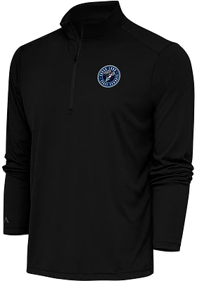 Antigua Sugar Land Space Cowboys Mens Tribute Long Sleeve Qtr Zip Pullover