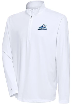 Antigua West Michigan Whitecaps Mens Tribute Long Sleeve Qtr Zip Pullover