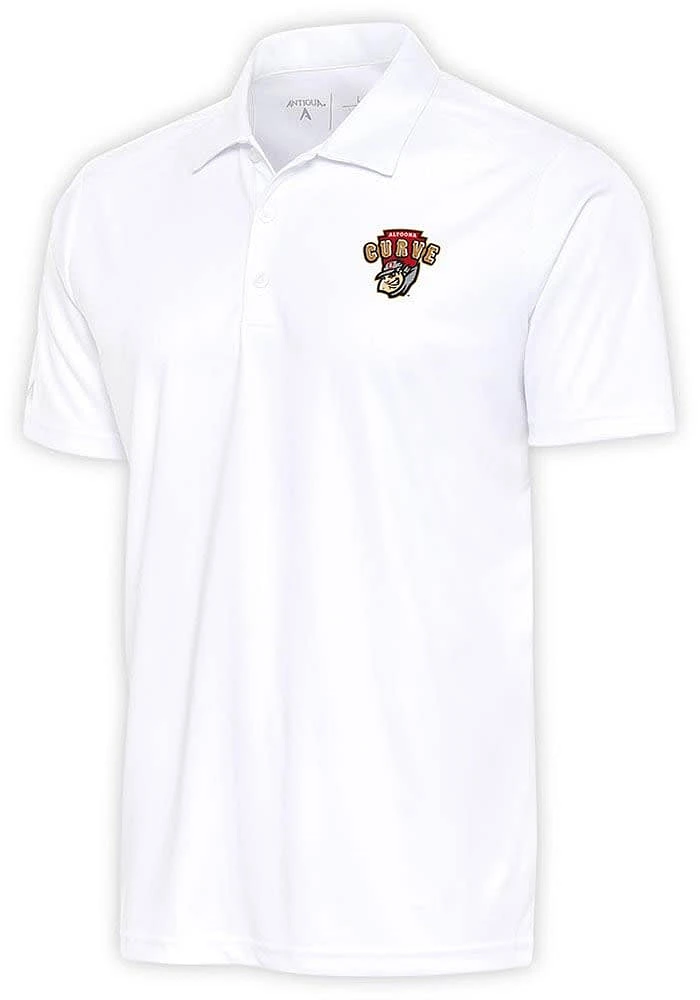 Antigua Altoona Curve White Tribute Big and Tall Polo