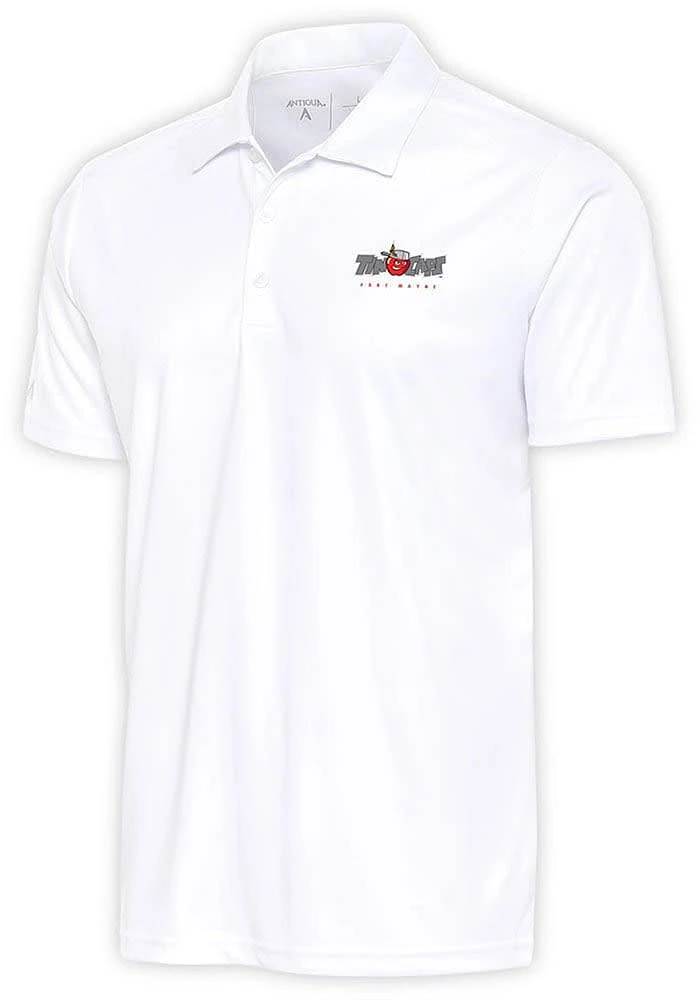 Antigua Fort Wayne TinCaps White Tribute Big and Tall Polo