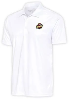 Antigua Peoria Chiefs White Tribute Big and Tall Polo