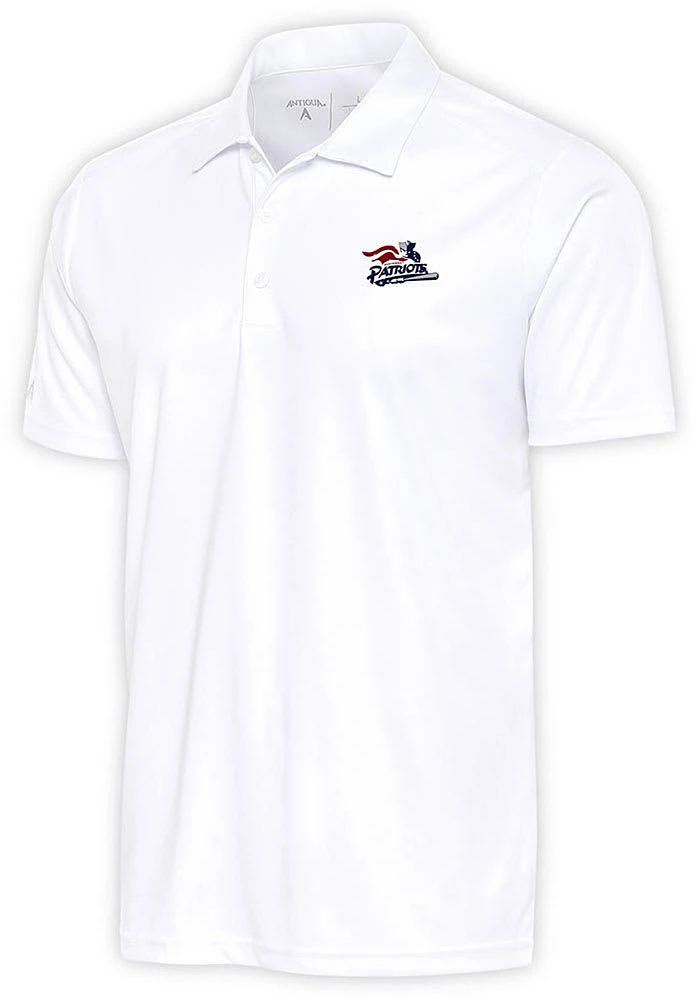 Antigua Somerset Patriots White Tribute Big and Tall Polo