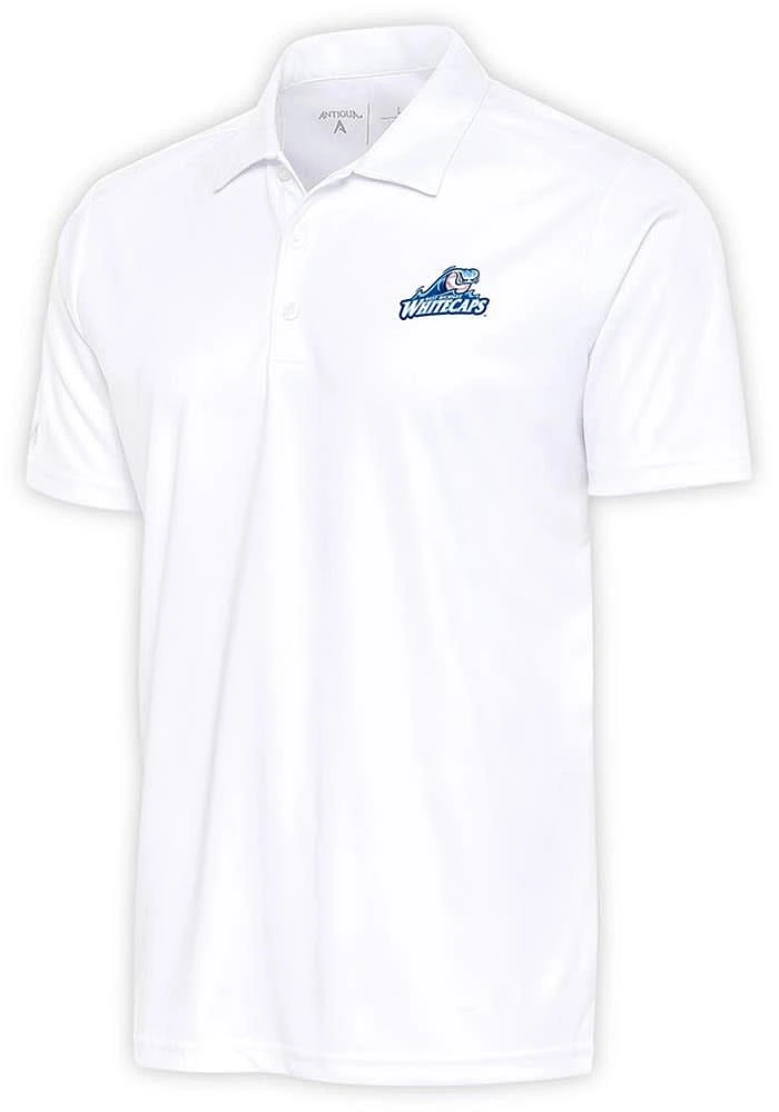 Antigua West Michigan Whitecaps White Tribute Big and Tall Polo