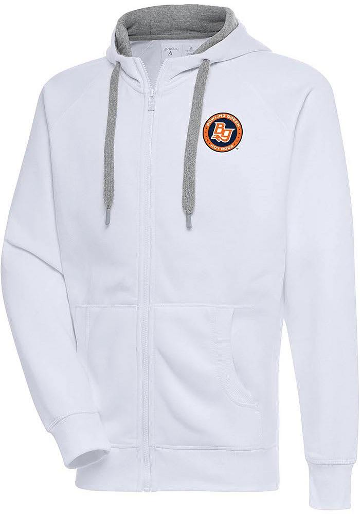 Antigua Bowling Green Hot Rods Mens Victory Long Sleeve Full Zip Jacket