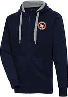 Antigua Bowling Green Hot Rods Mens Navy Blue Victory Long Sleeve Full Zip Jacket