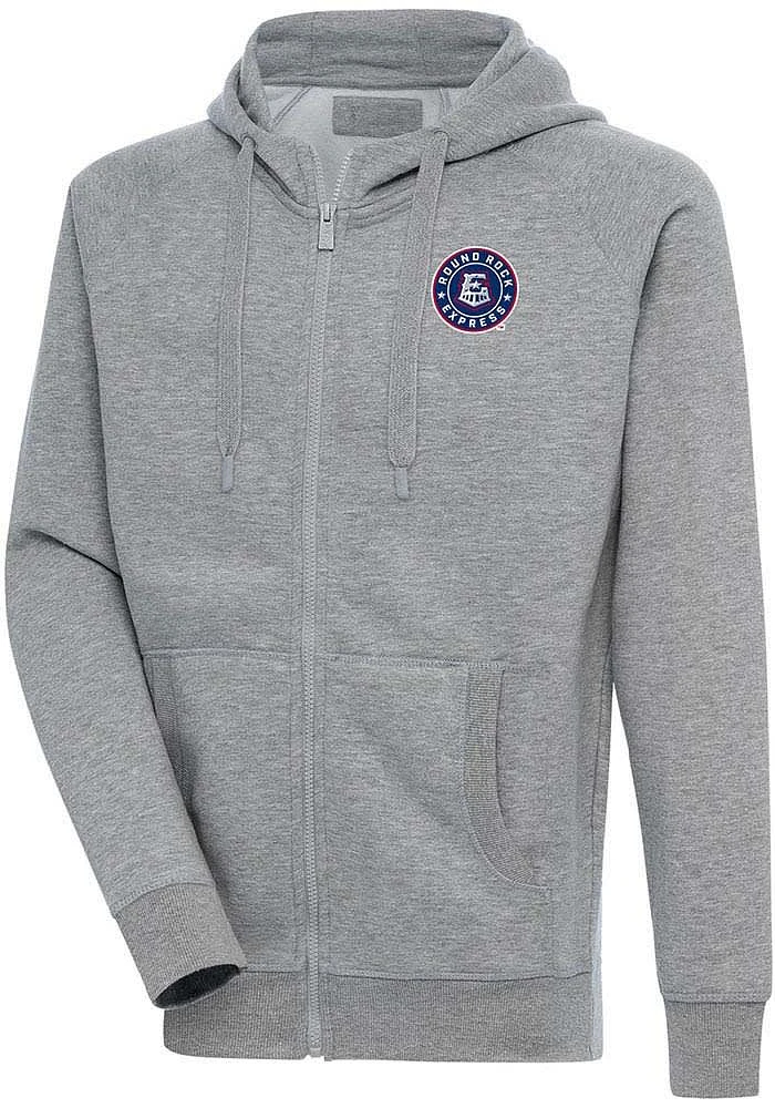 Antigua Round Rock Express Mens Victory Long Sleeve Full Zip Jacket