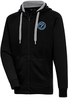 Antigua Sugar Land Space Cowboys Mens Black Victory Long Sleeve Full Zip Jacket