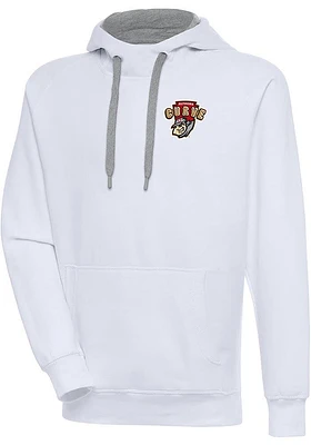 Antigua Altoona Curve Mens White Victory Long Sleeve Hoodie