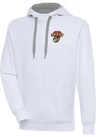 Antigua Altoona Curve Mens White Victory Long Sleeve Hoodie