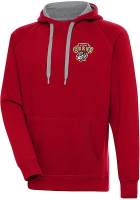 Antigua Altoona Curve Mens Red Victory Long Sleeve Hoodie