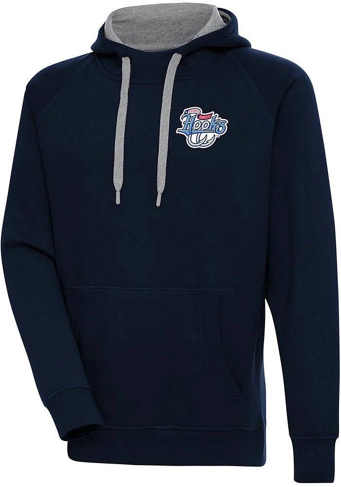 Antigua Corpus Christi Hooks Mens Navy Blue Victory Long Sleeve Hoodie