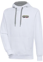 Antigua Harrisburg Senators Mens White Victory Long Sleeve Hoodie