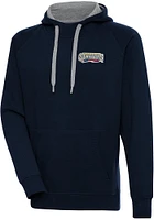 Antigua Harrisburg Senators Mens Navy Blue Victory Long Sleeve Hoodie