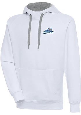 Antigua West Michigan Whitecaps Mens White Victory Long Sleeve Hoodie