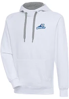 Antigua West Michigan Whitecaps Mens White Victory Long Sleeve Hoodie