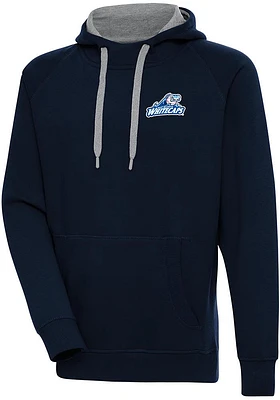 Antigua West Michigan Whitecaps Mens Navy Blue Victory Long Sleeve Hoodie