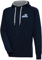 Antigua West Michigan Whitecaps Mens Navy Blue Victory Long Sleeve Hoodie