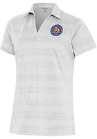 Antigua Amarillo Sod Poodles Womens Compass Short Sleeve Polo Shirt