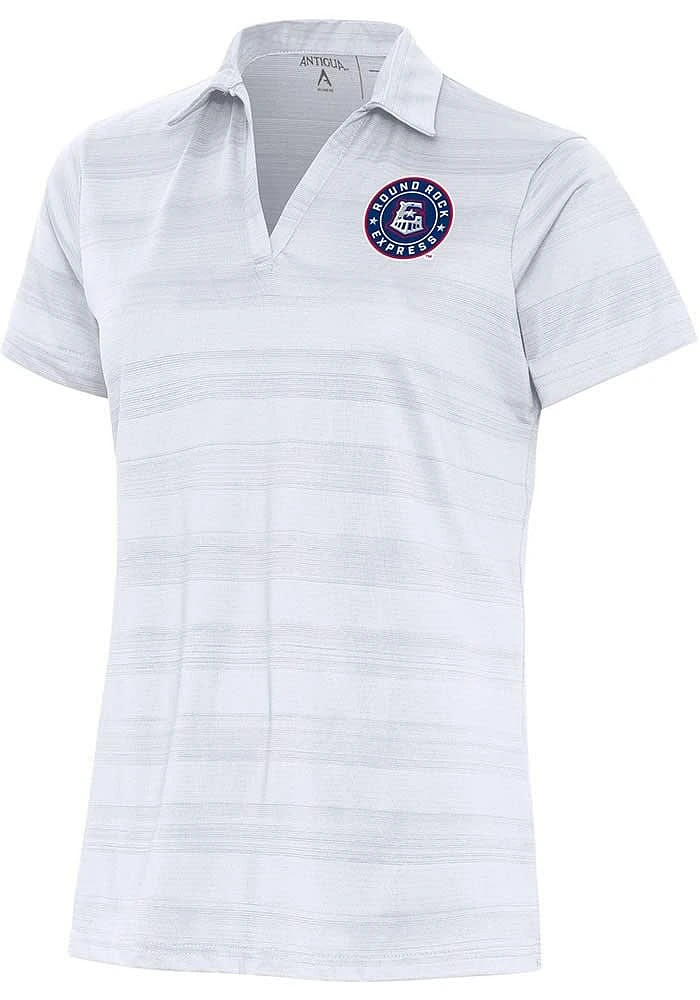 Antigua Round Rock Express Womens Compass Short Sleeve Polo Shirt