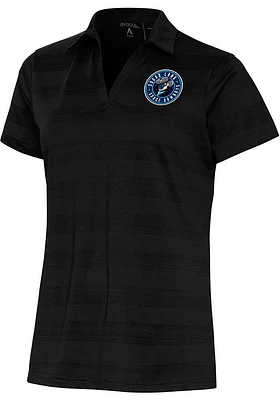 Antigua Sugar Land Space Cowboys Womens Compass Short Sleeve Polo Shirt