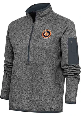 Antigua Bowling Green Hot Rods Womens Fortune Qtr Zip