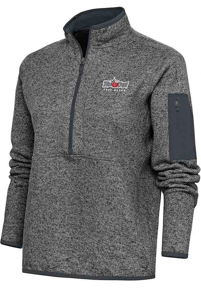 Antigua Fort Wayne TinCaps Womens Grey Fortune Qtr Zip