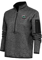 Antigua Great Lakes Loons Womens Black Fortune Qtr Zip