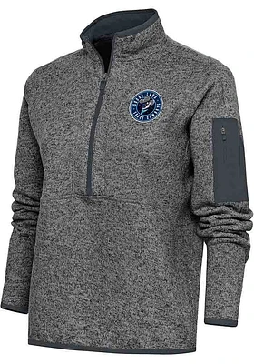 Antigua Sugar Land Space Cowboys Womens Fortune Qtr Zip