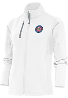 Antigua Amarillo Sod Poodles Womens White Generation Light Weight Jacket