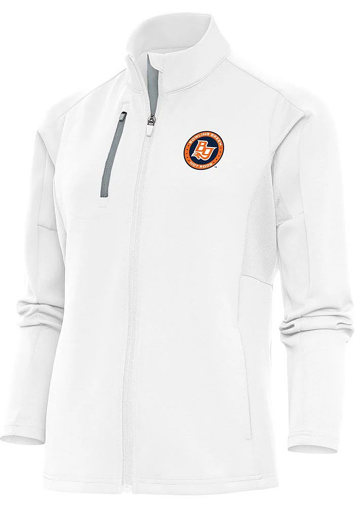 Antigua Bowling Green Hot Rods Womens White Generation Light Weight Jacket