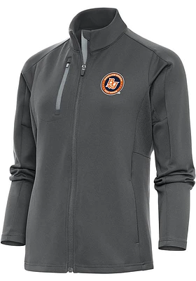 Antigua Bowling Green Hot Rods Womens Grey Generation Light Weight Jacket